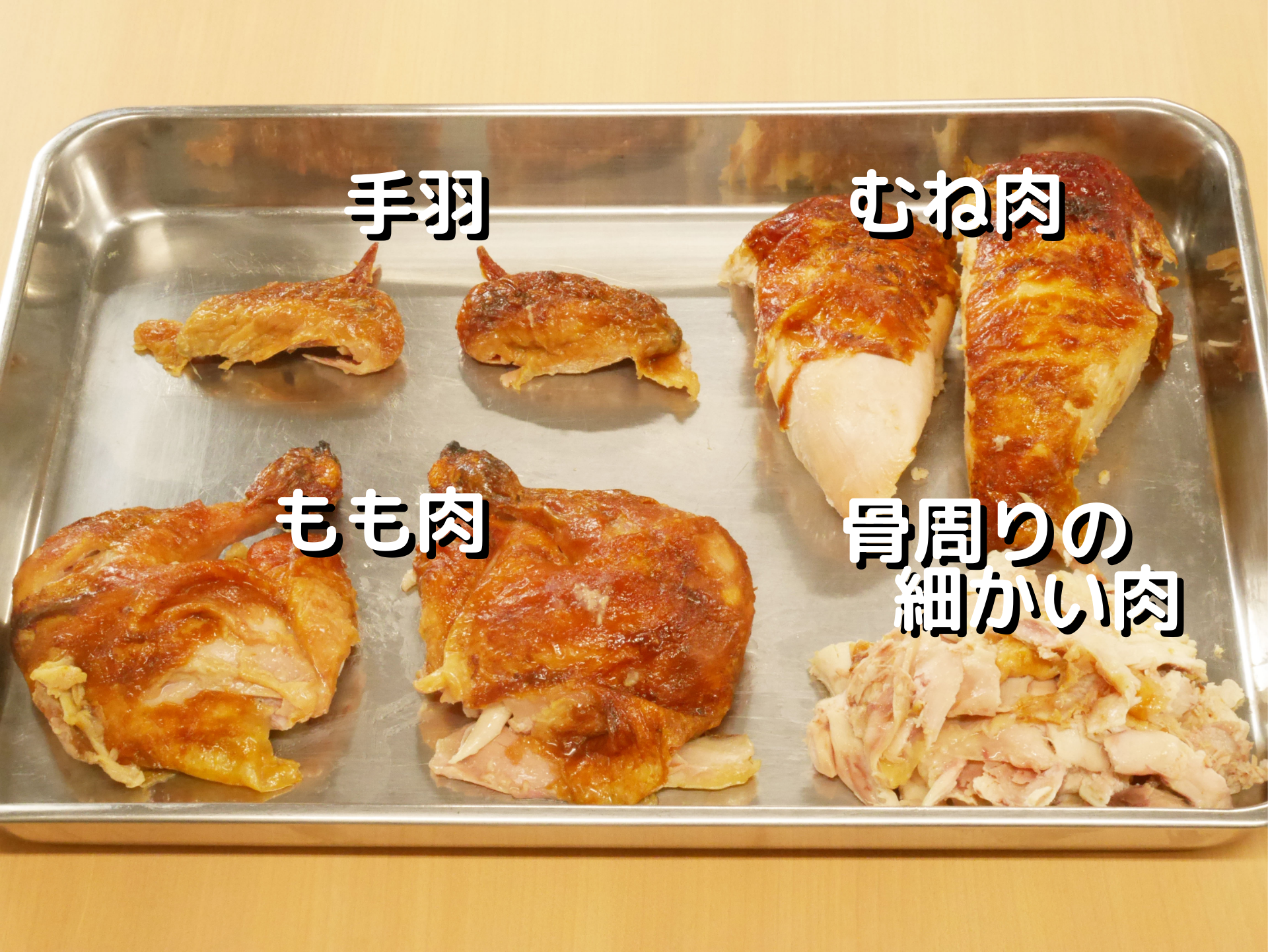手順4. 骨周囲のお肉を剥がす
