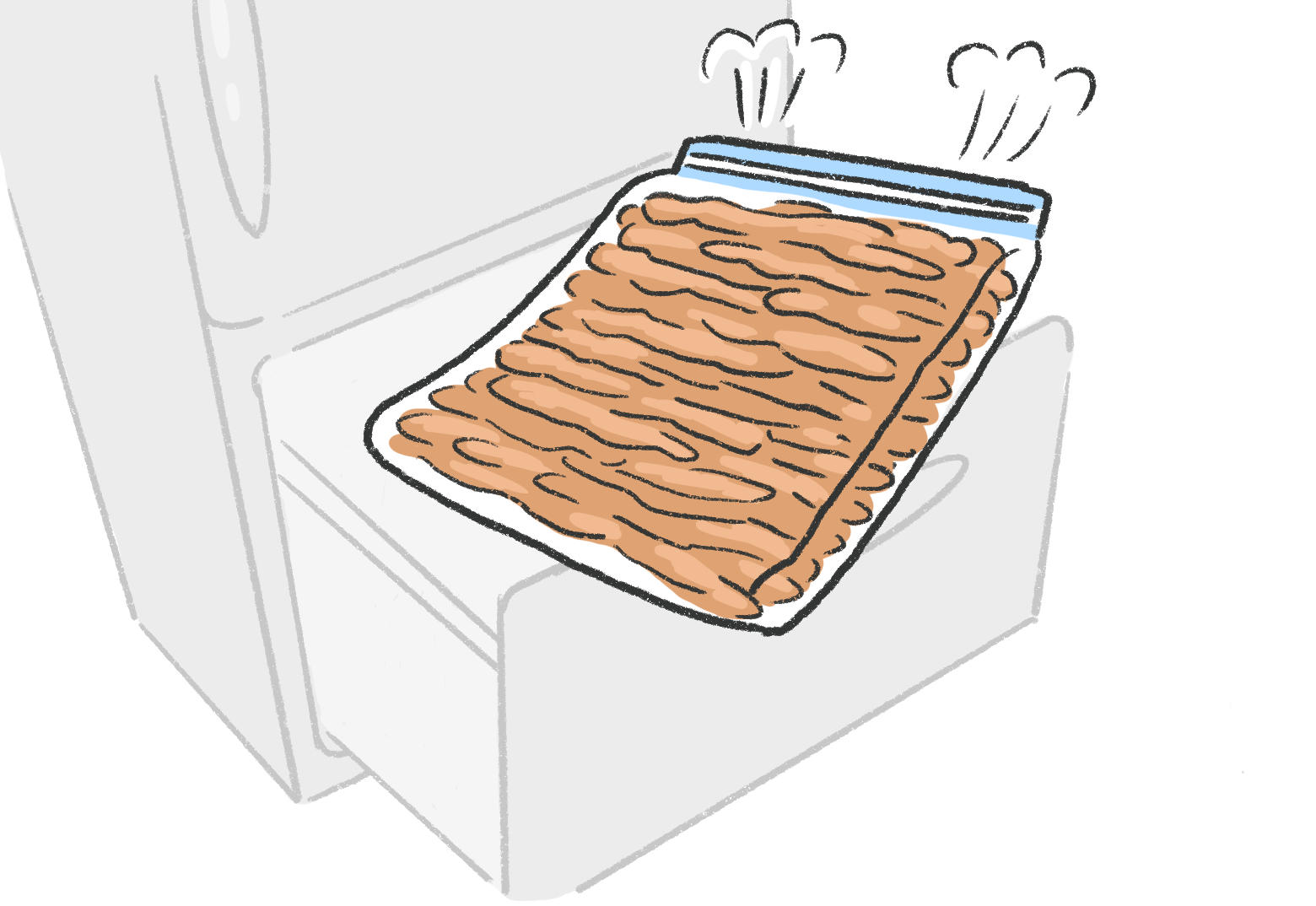 できたての味をストック！プルドポークの冷凍術