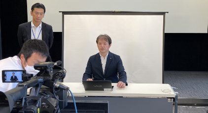 日経IR・個人投資家フェア 2023 説明会の様子