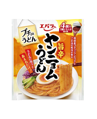 プチッとうどん　旨辛ヤンニョムうどん　22ｇ×4個