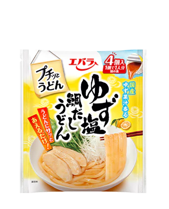 プチッとうどん　ゆず塩鯛だしうどん　