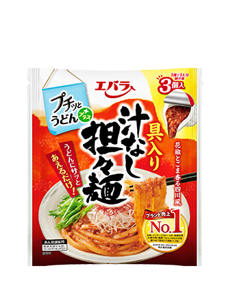 プチッとうどんプラス 具入り汁なし担々麺