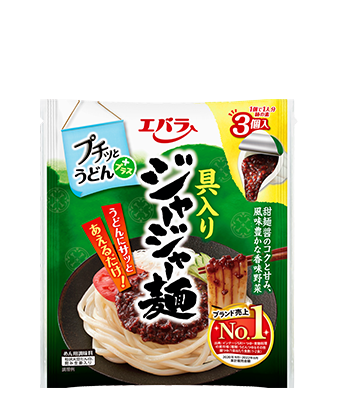 プチッとうどんプラス 具入りジャージャー麺