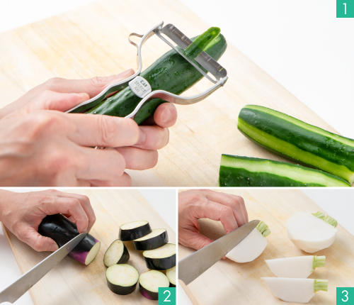 作り方－野菜の切り方－
