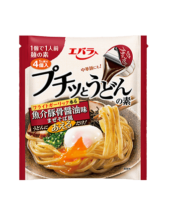 プチッとうどんの素 魚介豚骨醤油味 22g×4個