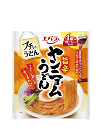 プチッとうどん　旨辛ヤンニョムうどん　22ｇ×4個