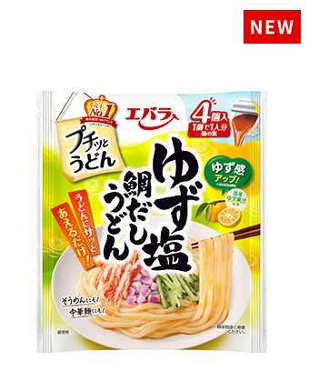 プチッとうどん　ゆず塩鯛だしうどん　21ｇ×4個