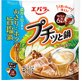 プチッと鍋　あさりとホタテの旨塩鍋のパッケージ画像