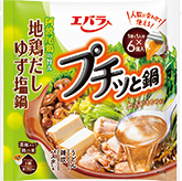 プチッと鍋　地鶏だしゆず塩鍋のパッケージ画像