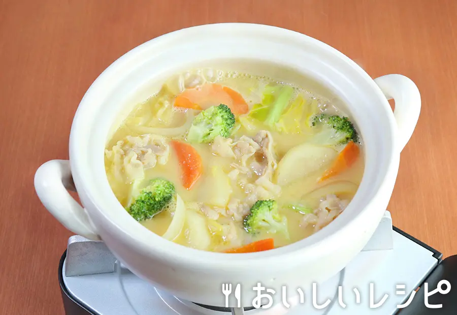 豆乳みかん鍋