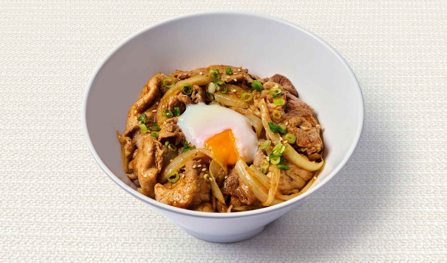 豚肉の黄金さっぱり丼
