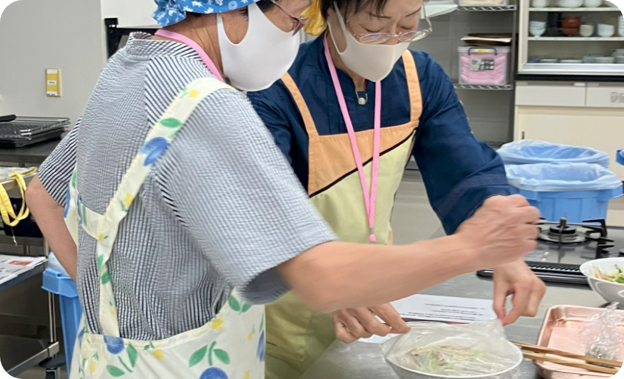 火は使わずにレンジで加熱