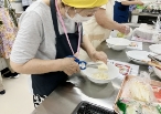 キッチンばさみでカット