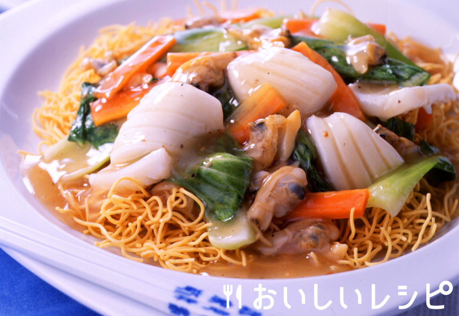 海鮮あんかけ焼そば