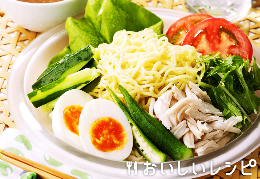 夏野菜のラーメンサラダ
