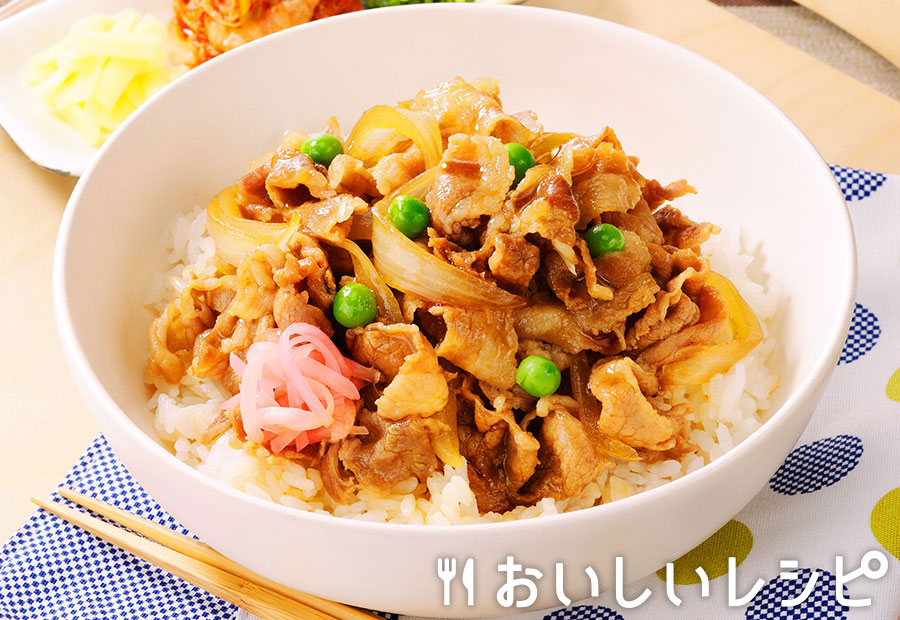 迷ったらこれ お家で豚丼 おいしいレシピ エバラ食品