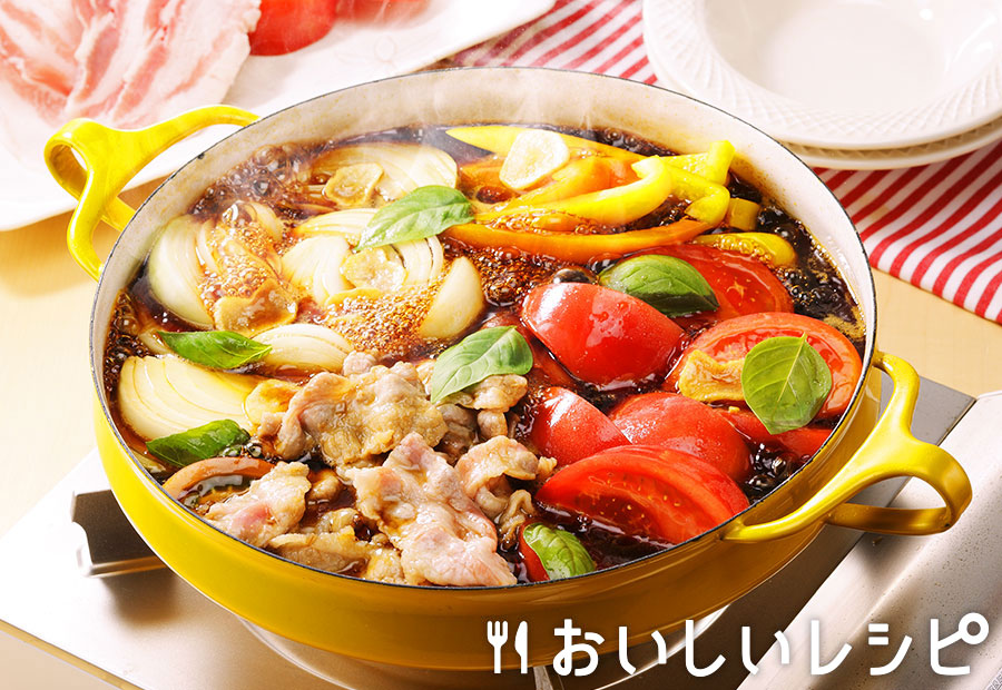 トマトすき焼き(豚肉)
