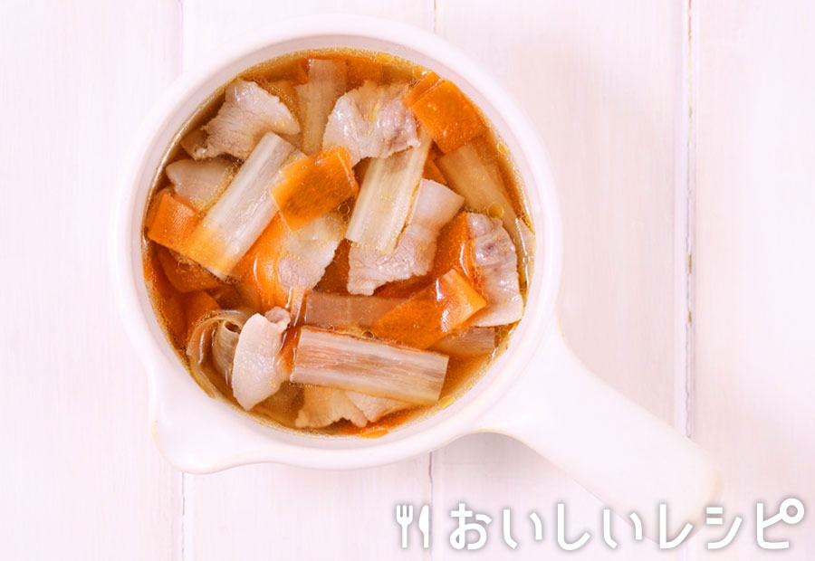 myおかずスープ 豚バラと根菜