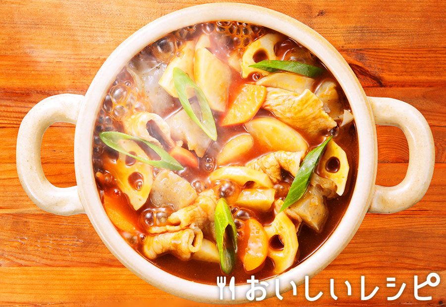 根菜たっぷり濃厚みそ鍋