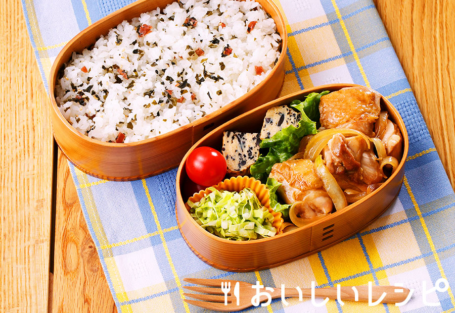 たれプラ弁当 鶏の生姜焼き