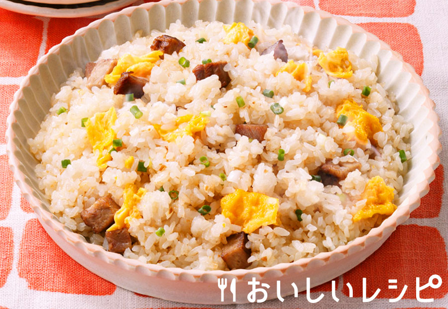 中華風チャーハン(オーブンレンジ使用)