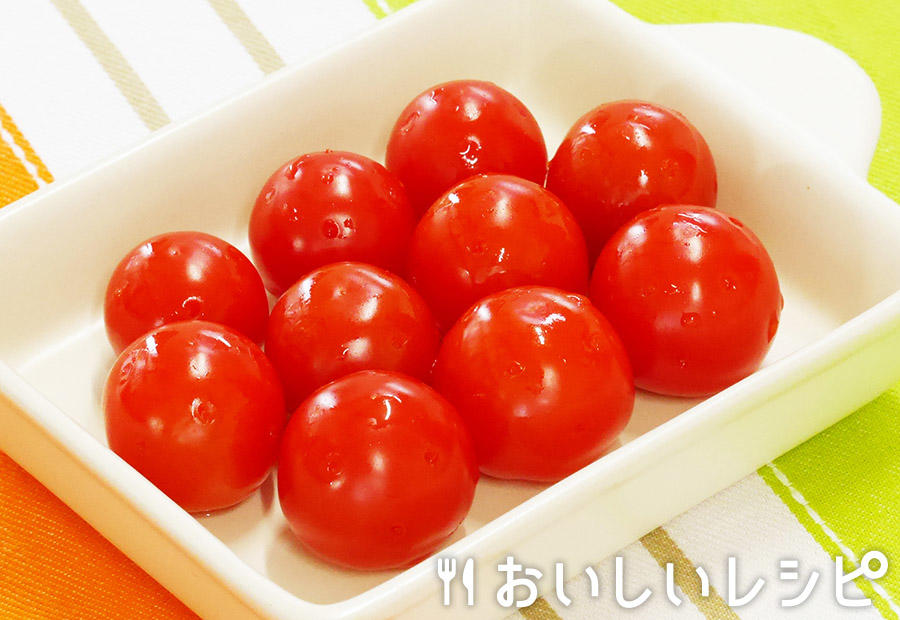 簡単!ミニトマトの浅漬け(爪楊枝編)
