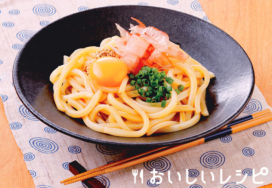 プチッとうどん(釜玉風)