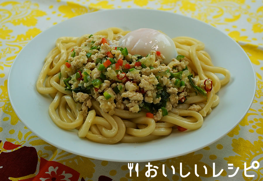 ガパオ風うどん