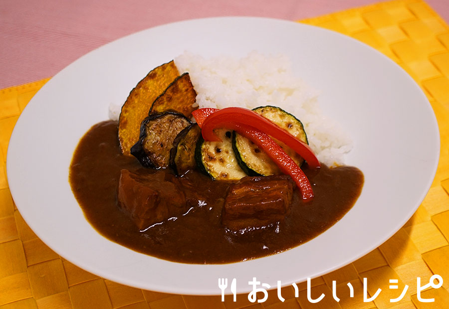 ゴロッとポークの夏野菜カレー