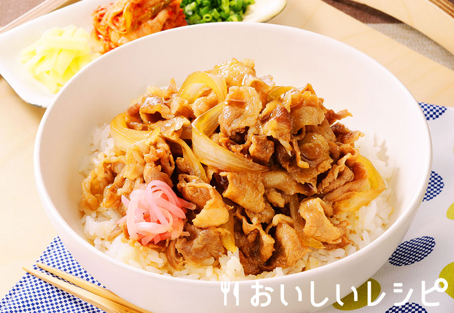 プチッとどんぶりで作る 豚丼