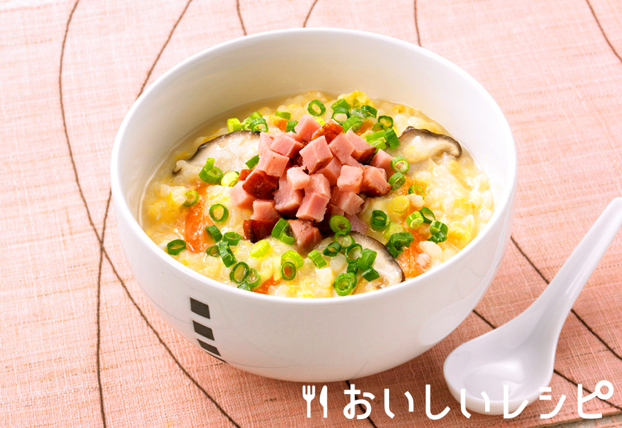 コロコロ焼豚雑炊