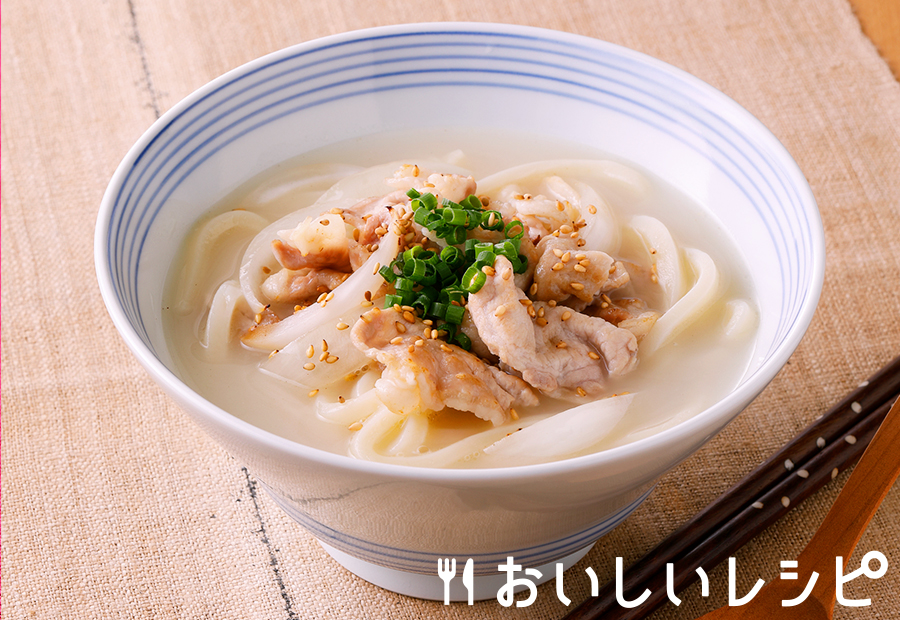 とんこつ塩うどん