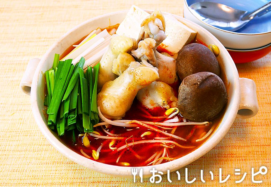 鶏手羽元の1人肉鍋
