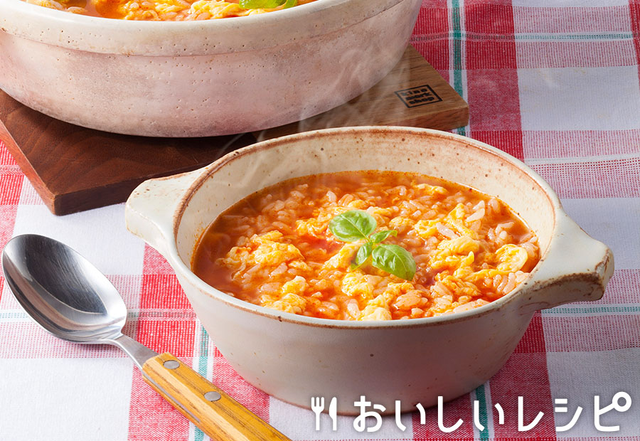煮込んで☆トマトリゾット風