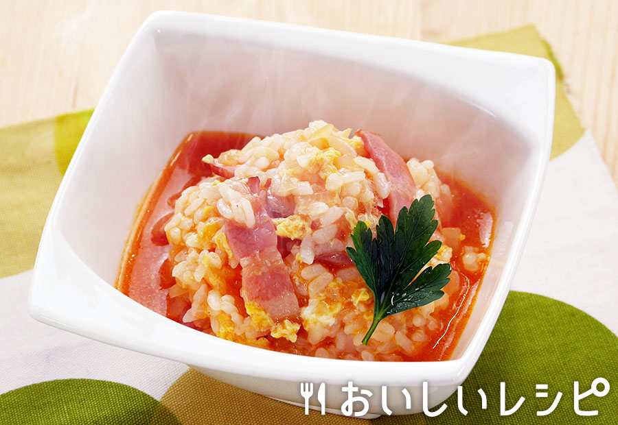 お好み具材で☆トマトリゾット風