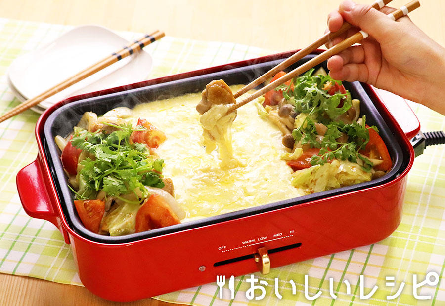 パクチーたっぷり!トマトチーズタッカルビ