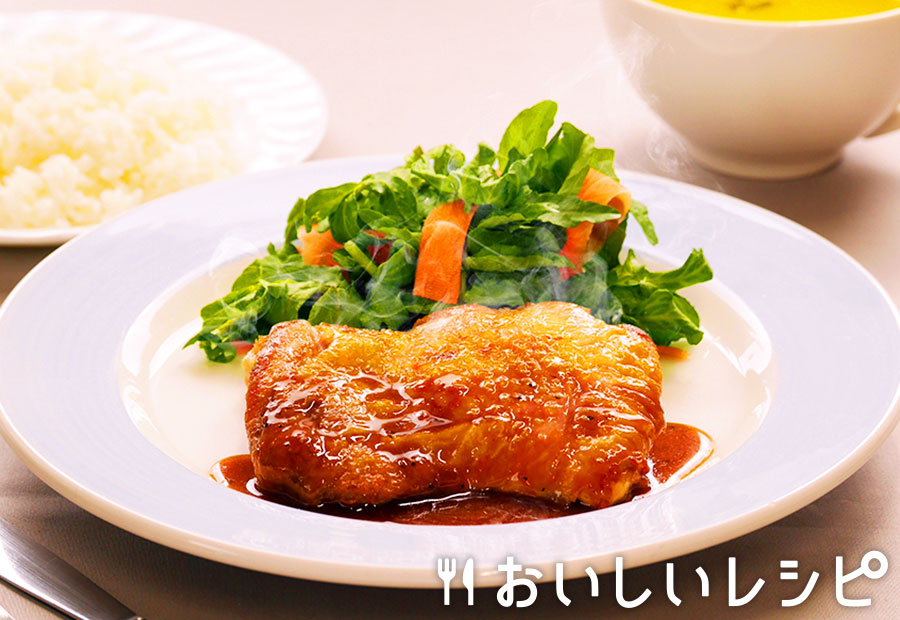 プチッとチキンステーキ(グレイビーソース)
