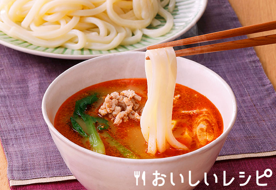 担々つけうどん(ひやあつ)