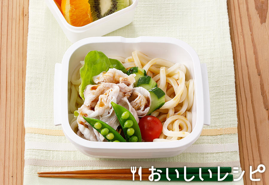 うどん弁当 冷しゃぶサラダ