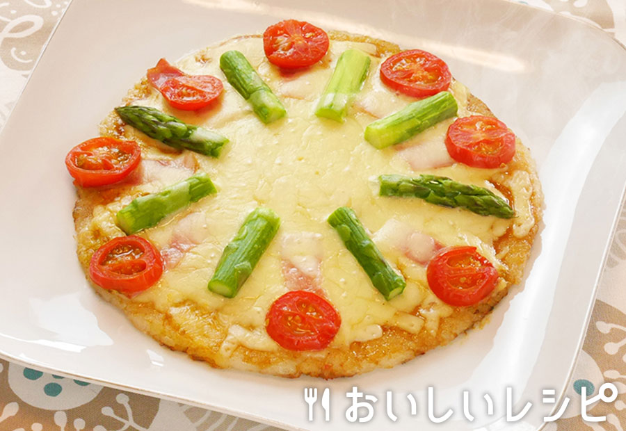 ごはんピザ(あさりバター風味)