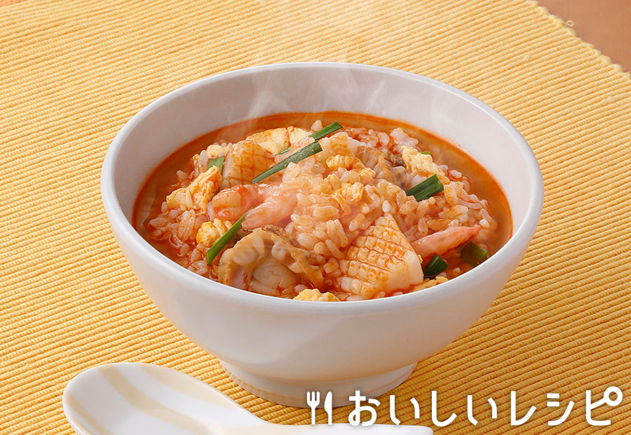 シーフードと煮込んで☆ごはんズ(ユッケジャン味)