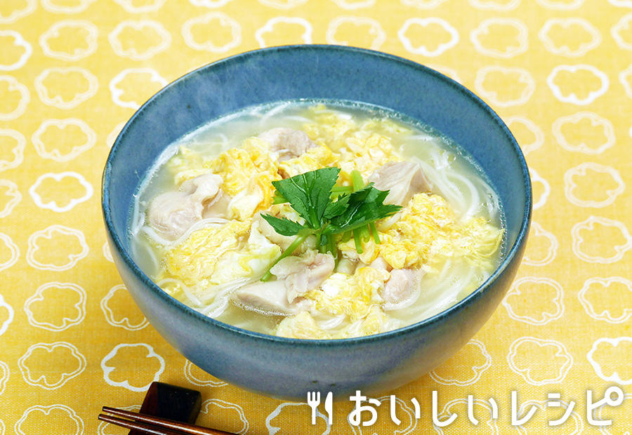 鶏だしかき玉にゅうめん