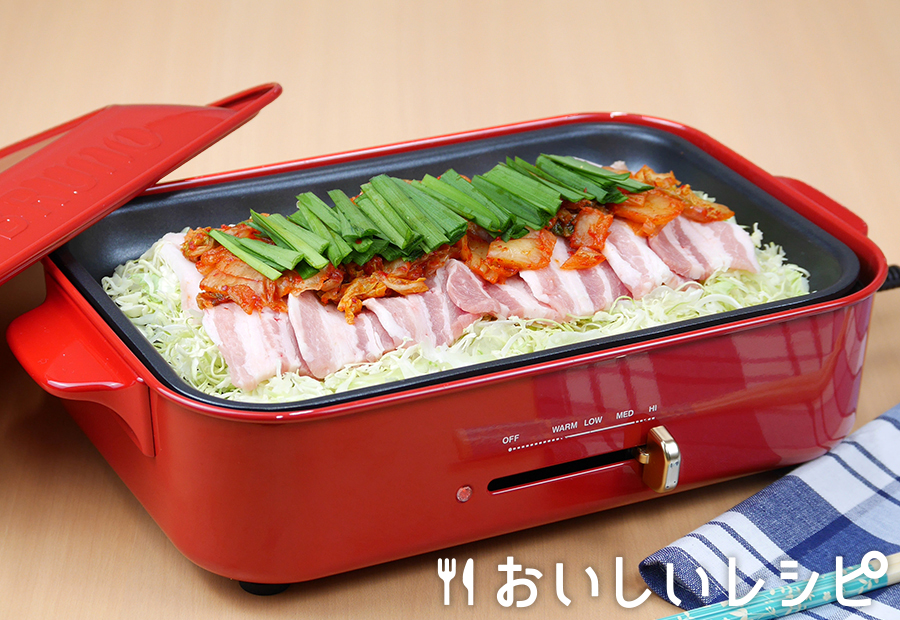 千切りキャベツの蒸し焼肉(豚肉)