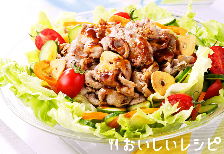 おろし焼肉サラダ(豚肉)