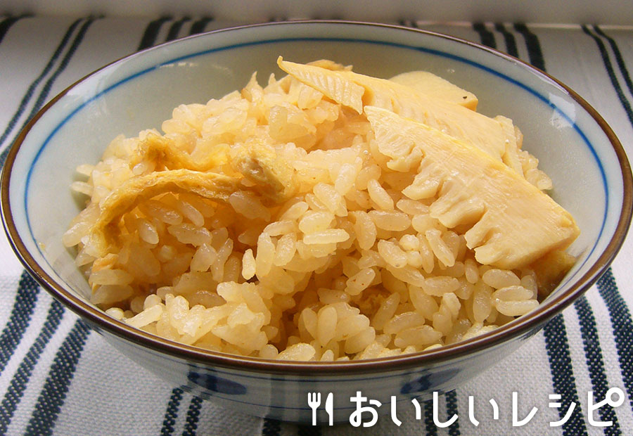 迷ったらこれ たけのこの炊き込みご飯 おいしいレシピ エバラ食品