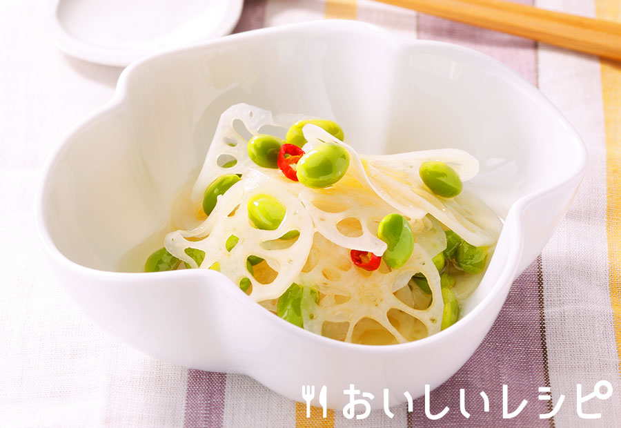 れんこんの甘酢漬け(酢ばす)