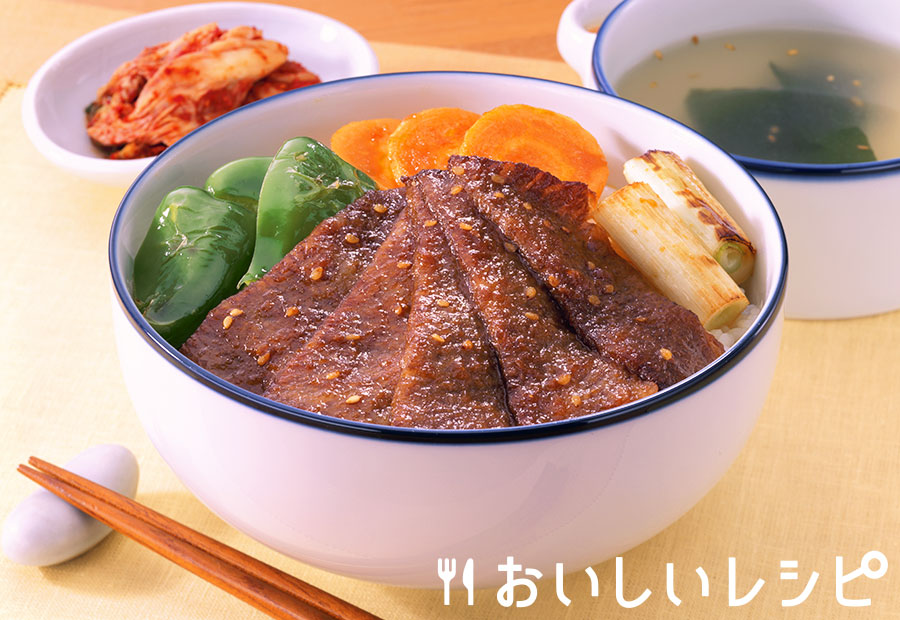 迷ったらこれ 焼肉丼 おいしいレシピ エバラ食品