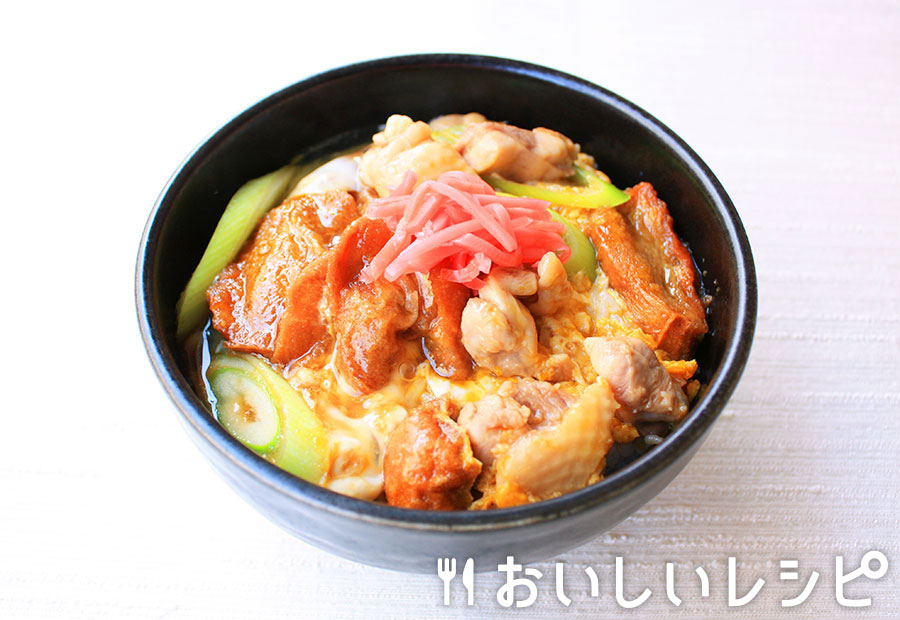 親子丼風 油麩どん
