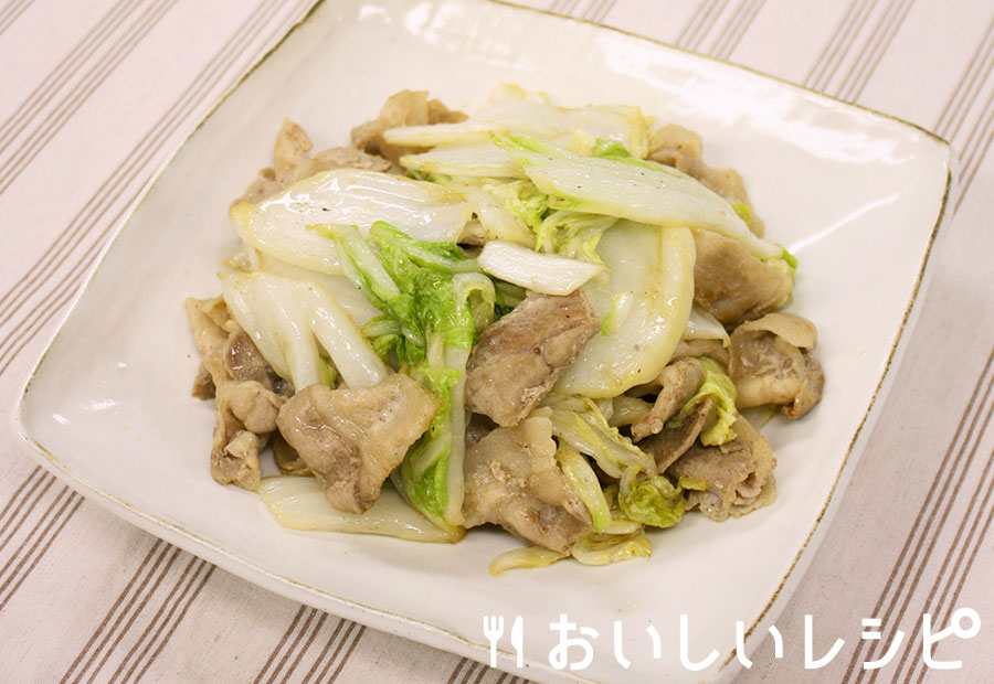 迷ったらこれ 豚肉と白菜漬けの炒め物 おいしいレシピ エバラ食品