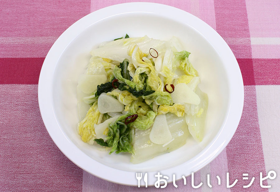 白菜ペペロンチーノ